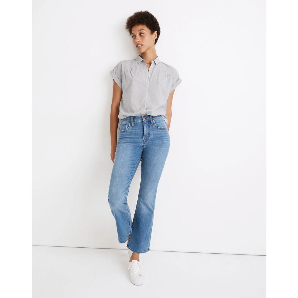 Madewell Cali Demi Boot Jeans Timpson Wash Size 24 - Picture 2 of 7